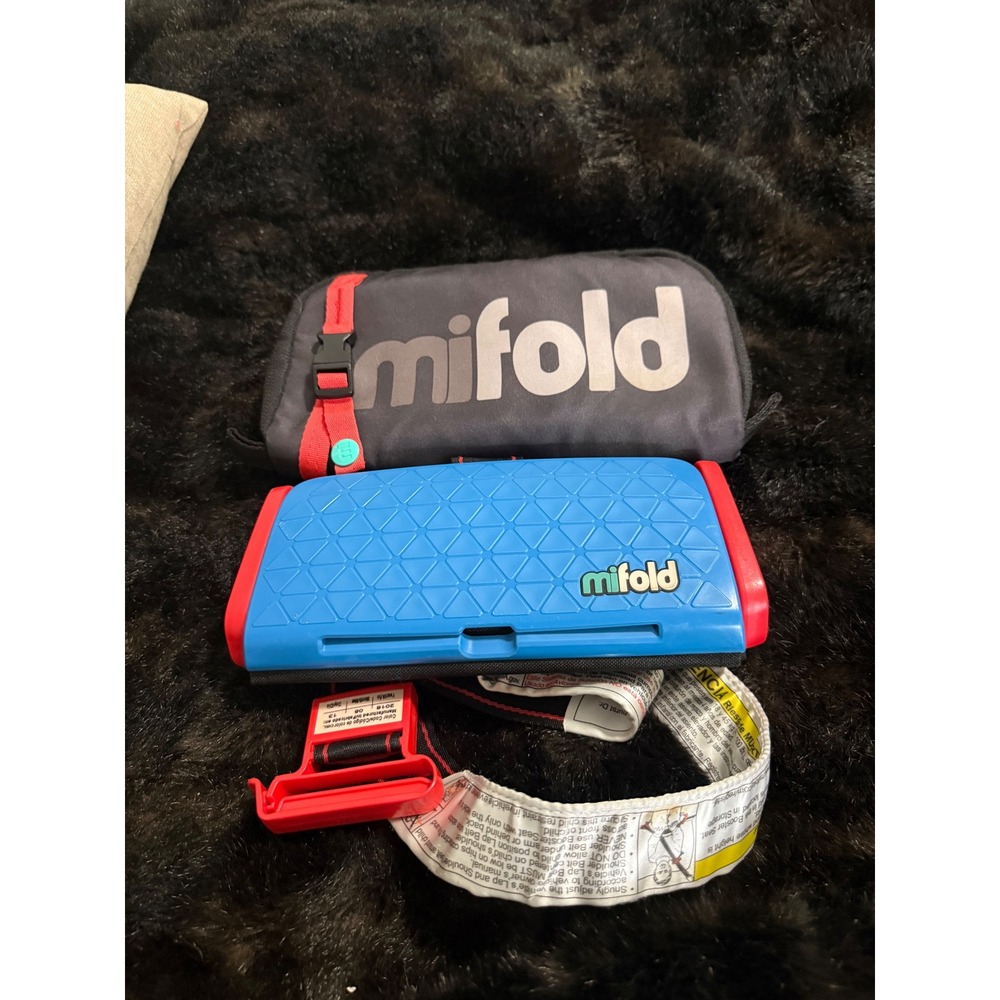Mifold Grab-and-Go Car Child Backless Booster Seat Compact and Portable